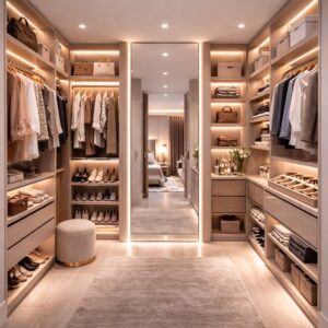 Transform Your Space: Stylish Custom Walk-In Closet Ideas: